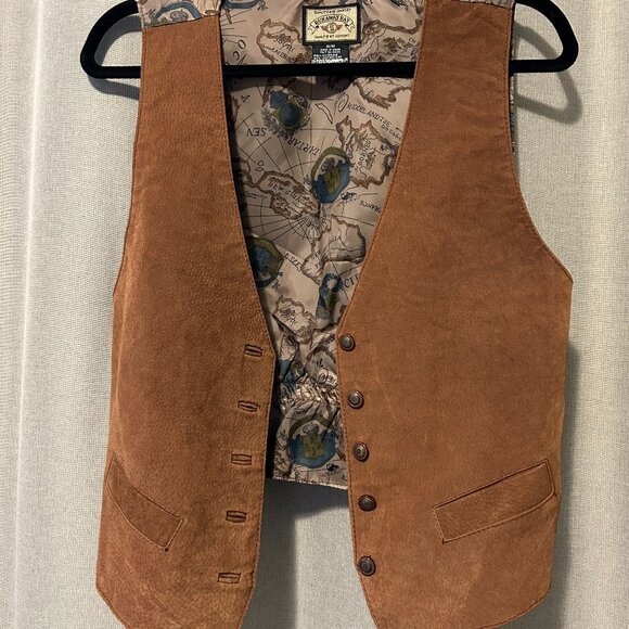 Runaway Bay Suede Vest - Size M - Unisex - Picture 1 of 11